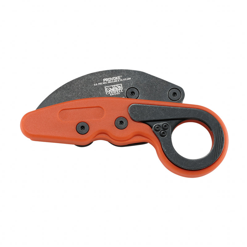 Crkt Columbia River Kinematic Provoke Folding Karambit - Orange #Crkt4041o