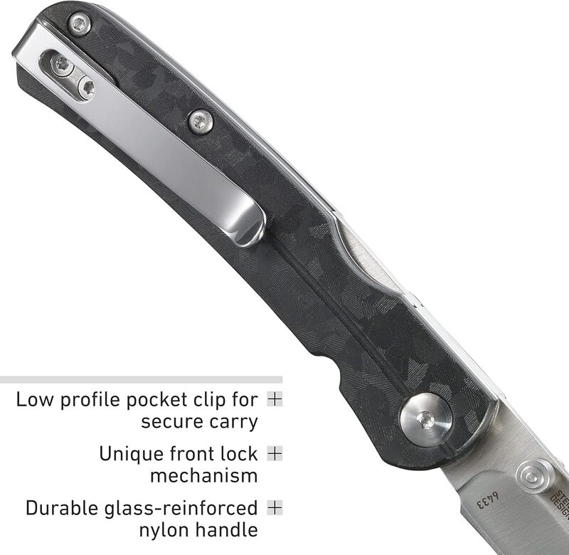 Crkt Everyday Carry Kith Edc Folding Pocket Knife - Glass Reinforced Nylon Handle #Crkt6433