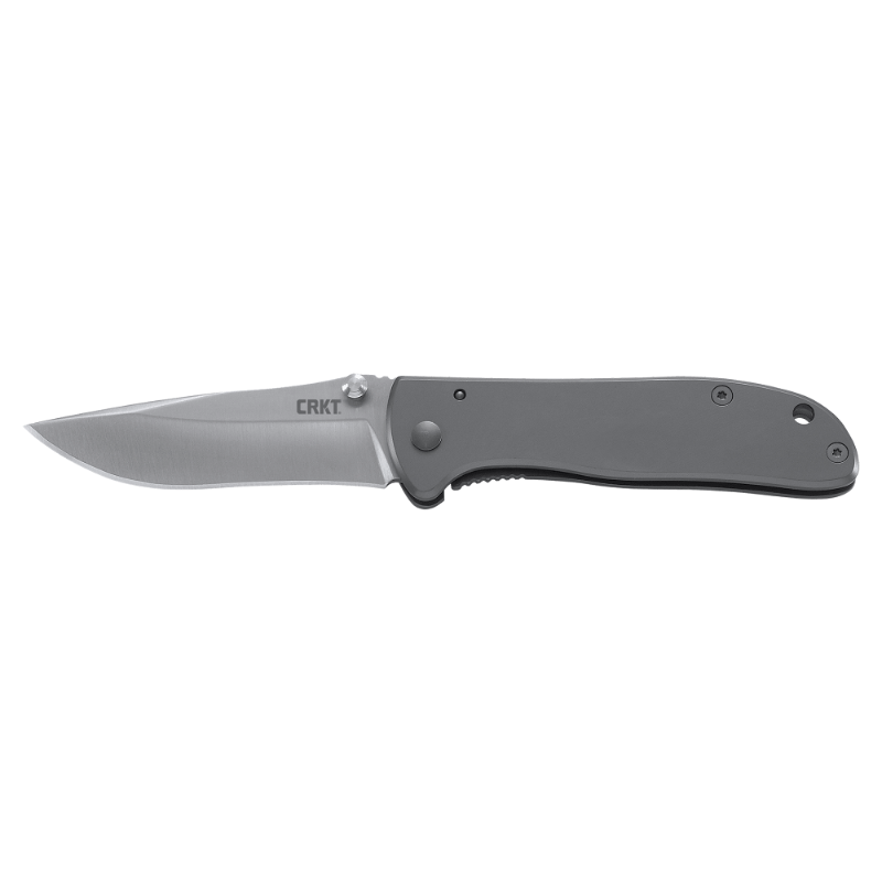 Crkt Drifter Framelock Folding Knife Grey - Stainless Handle #Crkt6450s