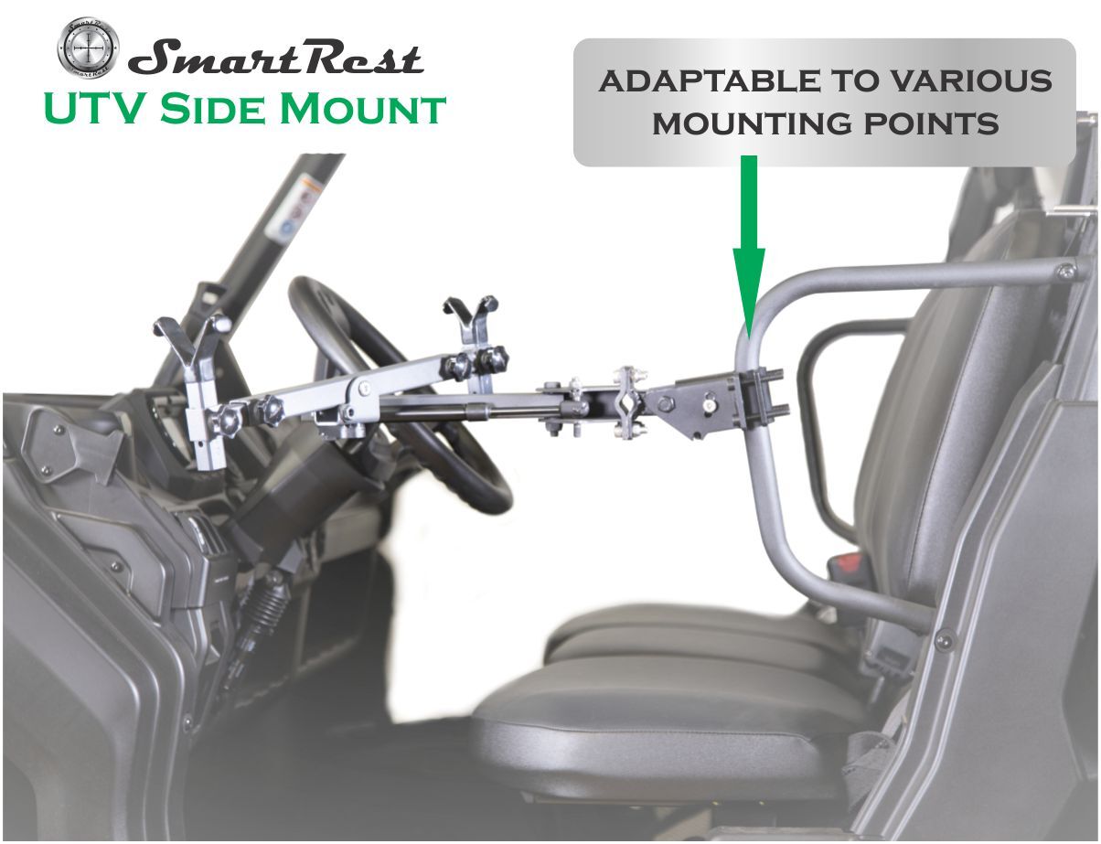 Eagleye Smartrest Utv Side Mount - Fits On Quad Bikes Utvs Utes #srutvs