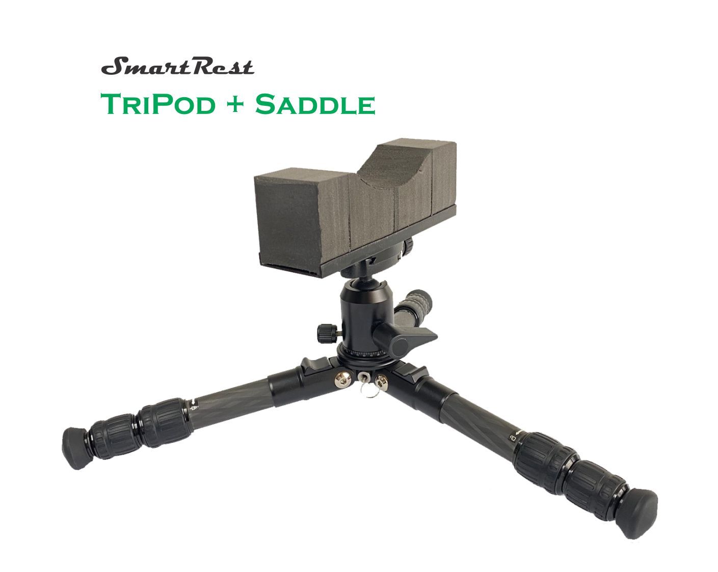 Eagleye Smartrest Gun Shooting Rest Combined Tripod & Saddle - Carbon Fibre #srtss