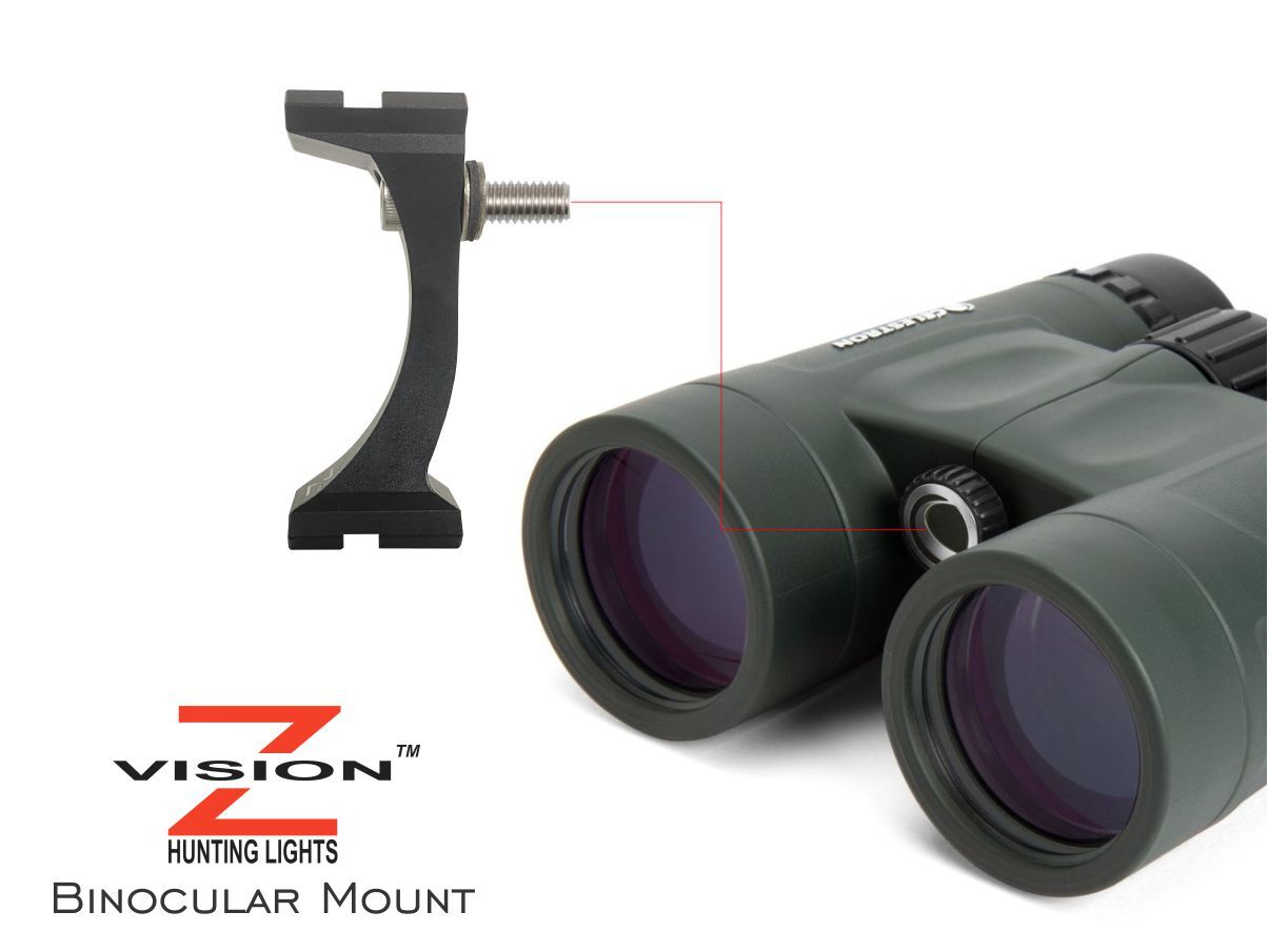 Eagleye Z-Vision Binocular Adapter Mount - Black #bino-1