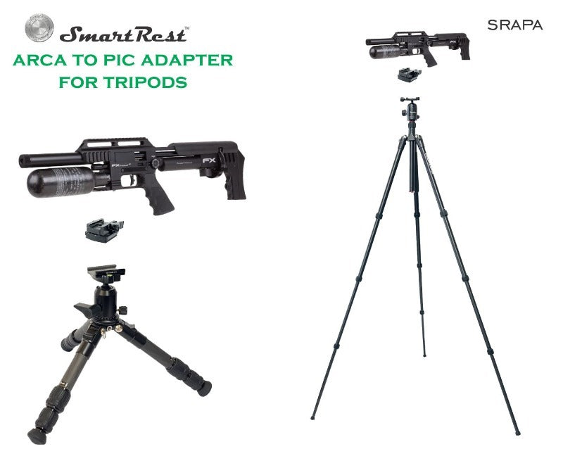 Eagleye Smartrest Arca Base To Pic Adapter - With A Pic Rail Clamp #Srapa