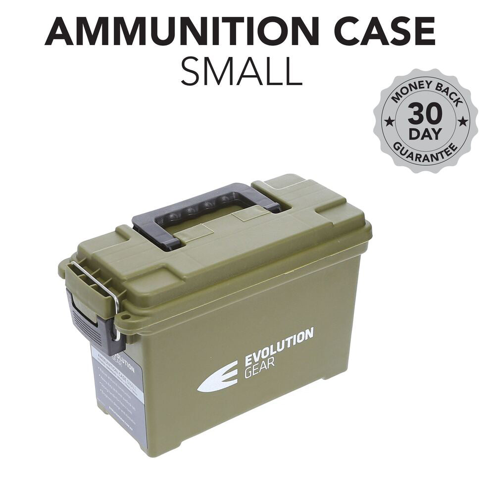 Small Ammunition Box Waterproof Ammo Case / Dry Box Olive Drab