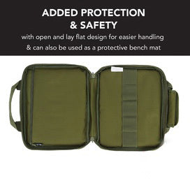 Evolution Gear Handgun Pistol Bag Soft Case With 5 Magazine Slots - Olive Drab #schg_600