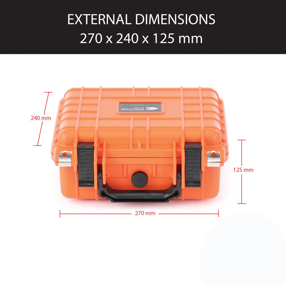 Evolution Gear Hd Series Utility Camera & Drone Hard Case - Hi Vis Orange #3520_Hvo