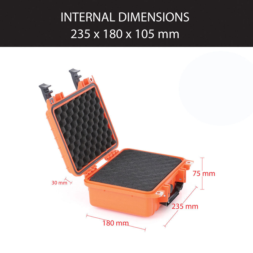 Evolution Gear Hd Series Utility Camera & Drone Hard Case - Hi Vis Orange #3520_Hvo