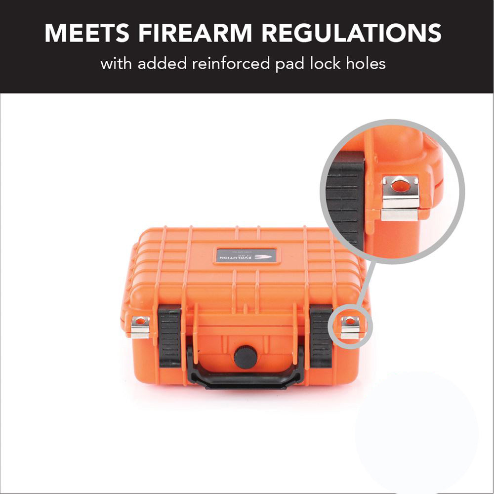 Evolution Gear Hd Series Utility Camera & Drone Hard Case - Hi Vis Orange #3520_Hvo