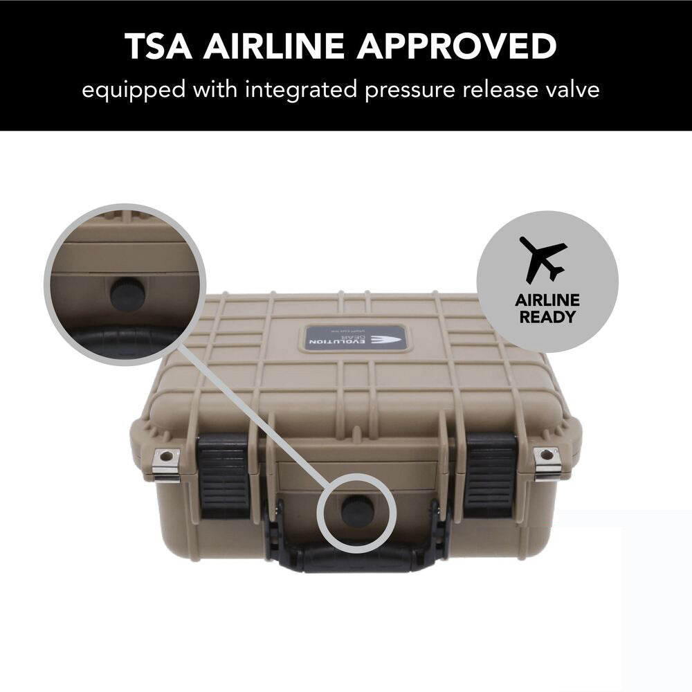 Evolution Gear Hd Series Utility Camera & Drone Hard Case - Desert Tan #3530_Dt