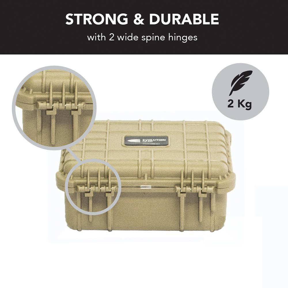 Evolution Gear Hd Series Utility Camera & Drone Hard Case - Desert Tan #3530_Dt