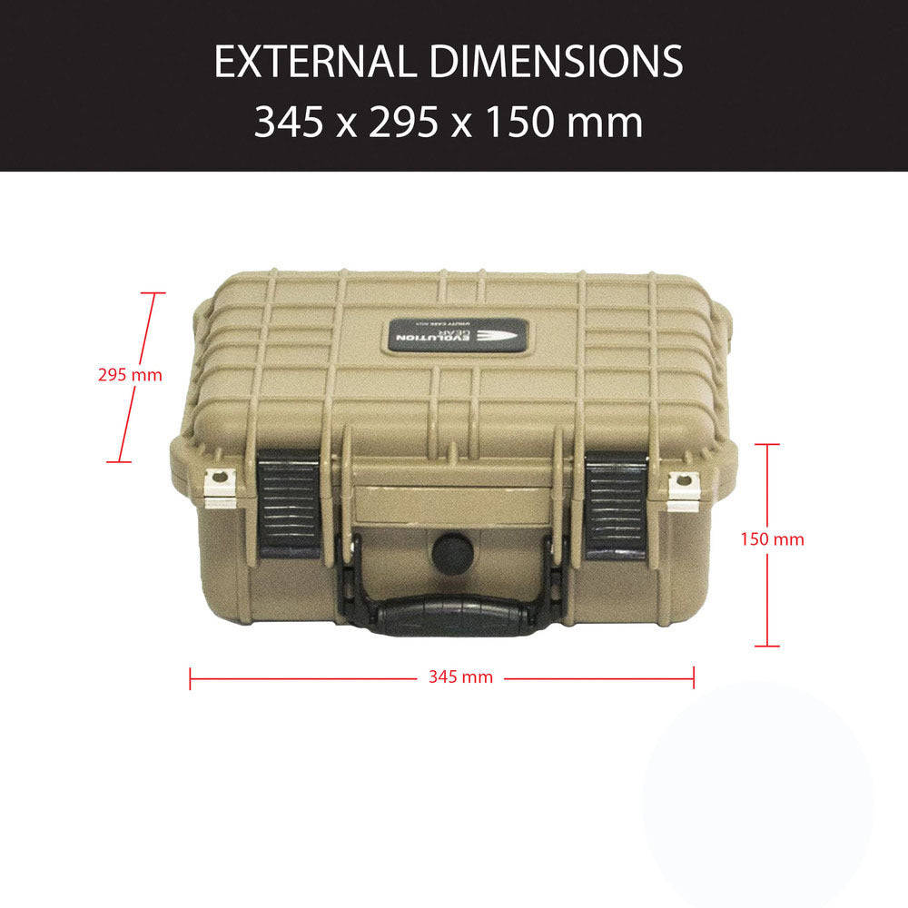 Evolution Gear Hd Series Utility Camera & Drone Hard Case - Desert Tan #3530_Dt