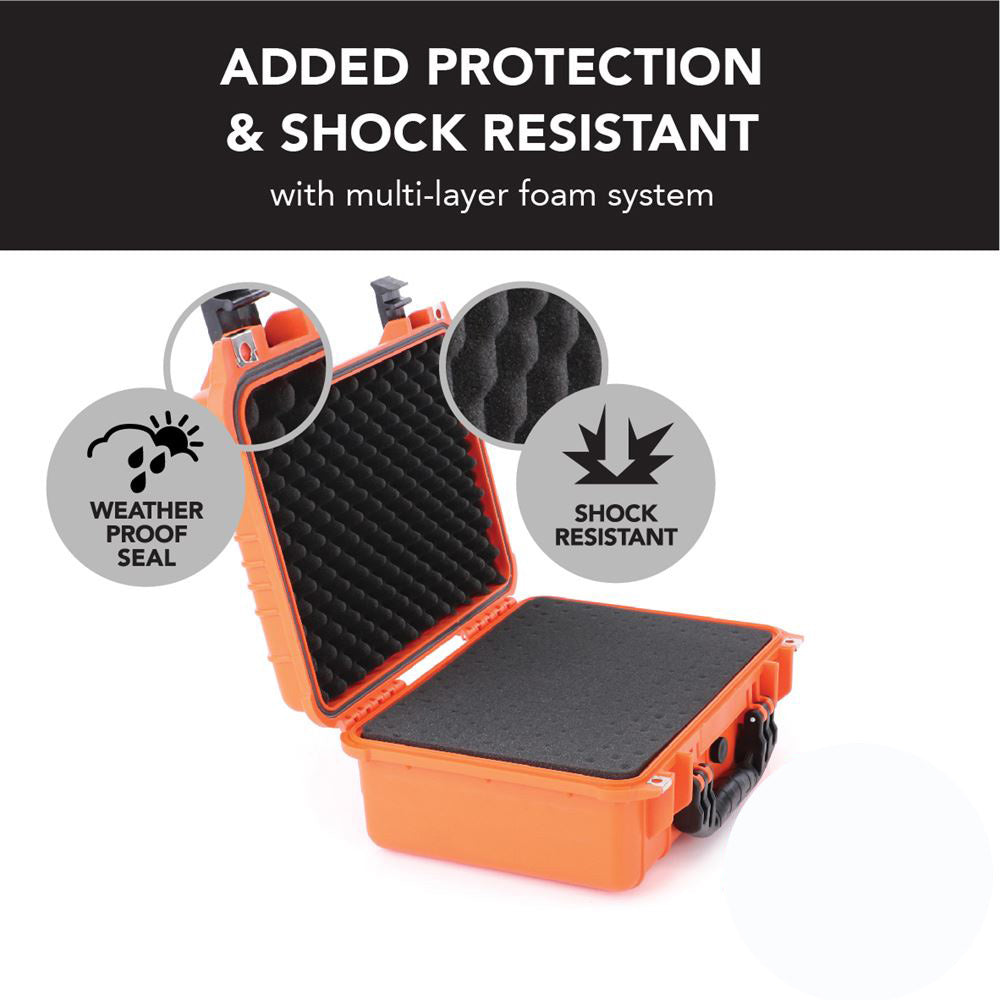 Evolution Gear Hd Series Utility Camera & Drone Hard Case - Hi Vis Orange #3540_Hvo