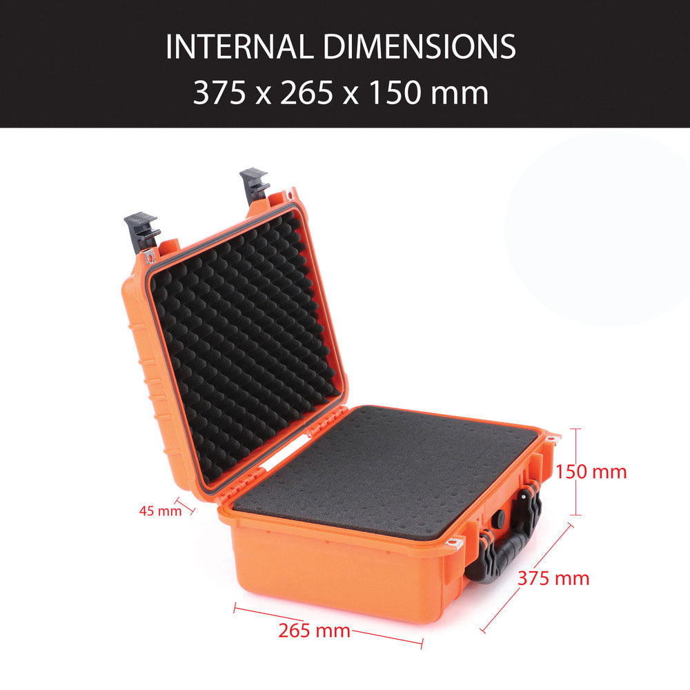 Evolution Gear Hd Series Utility Camera & Drone Hard Case - Hi Vis Orange #3540_Hvo