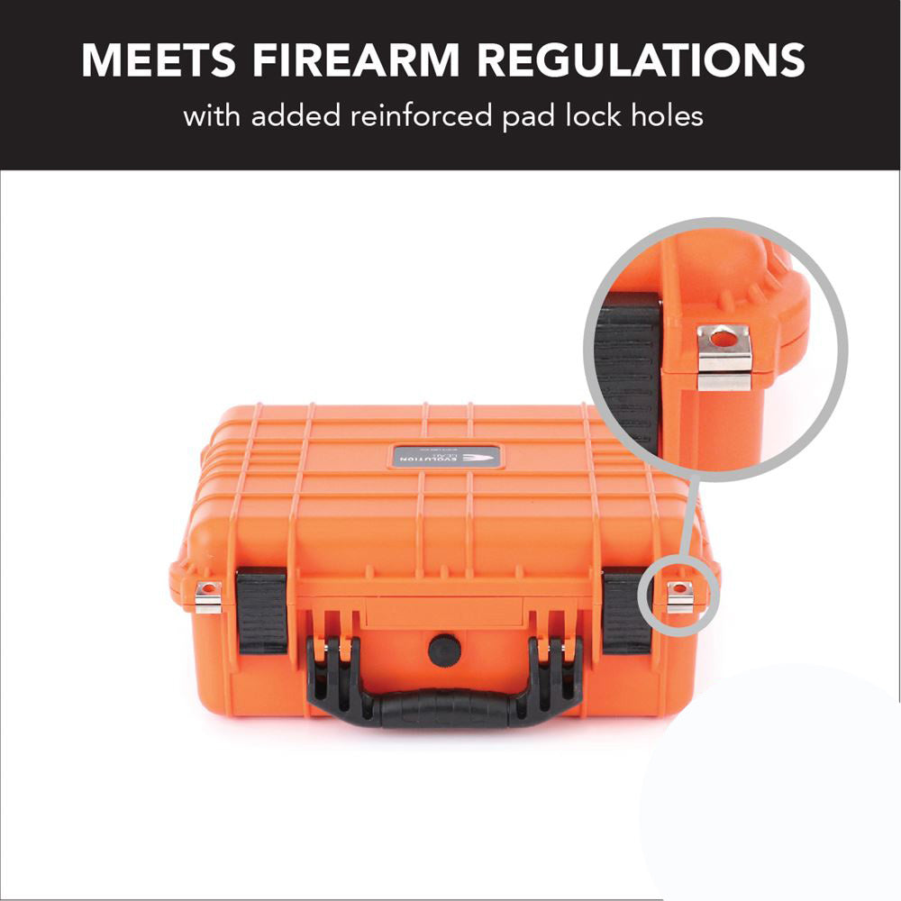 Evolution Gear Hd Series Utility Camera & Drone Hard Case - Hi Vis Orange #3540_Hvo