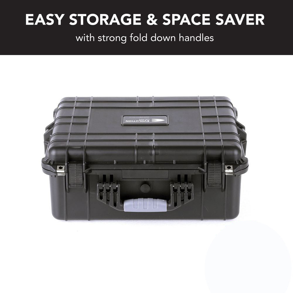 Evolution Gear Hd Series Utility Hard Case For Cameras & Drones - Black #3560_B