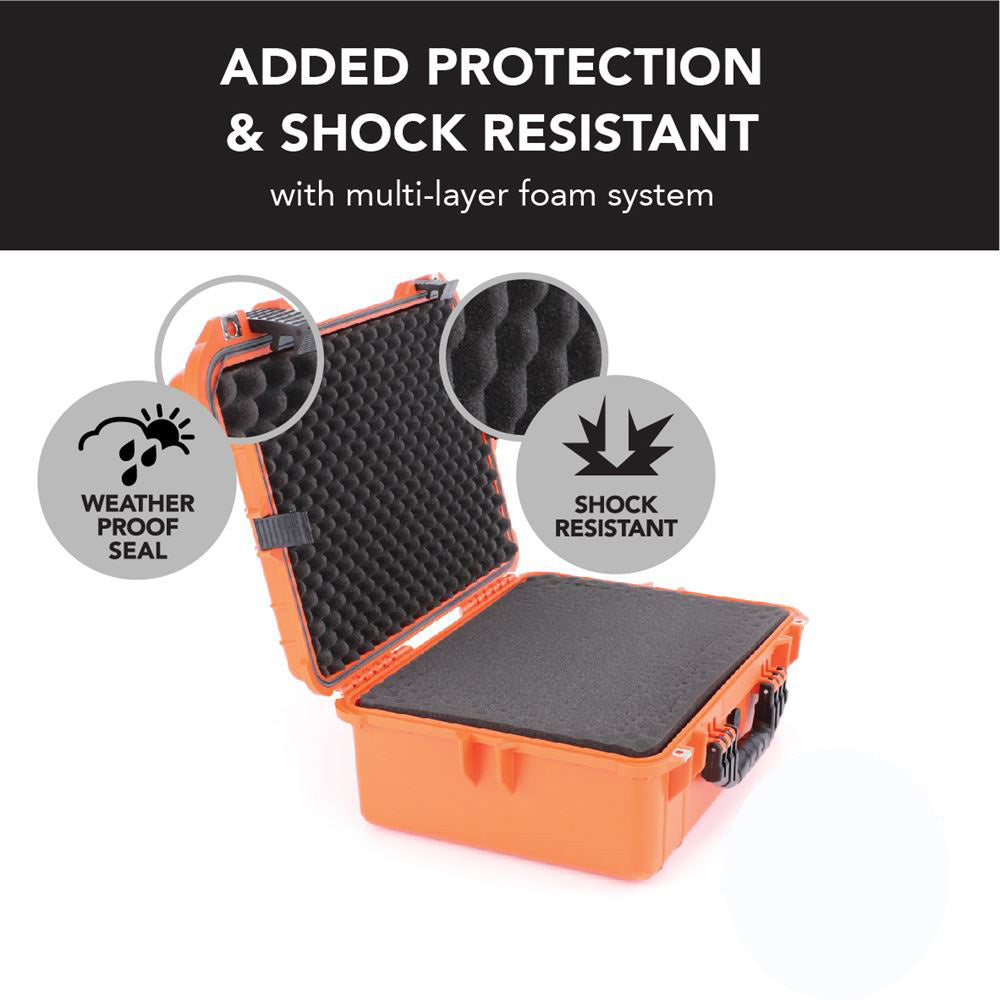 Evolution Gear Hd Series Utility Hard Case For Cameras & Drones - Hi Vis Orange #3560_Hvo