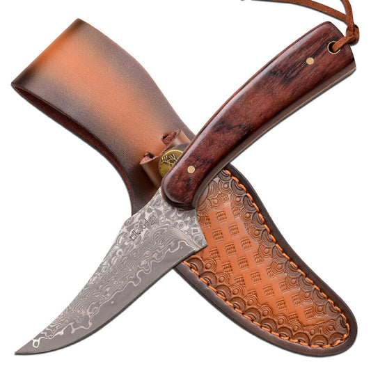 Elk Ridge Upswept Skinner Tactical Fixed Blade Knife - 6.75 Inches Overall #Er-299rdm