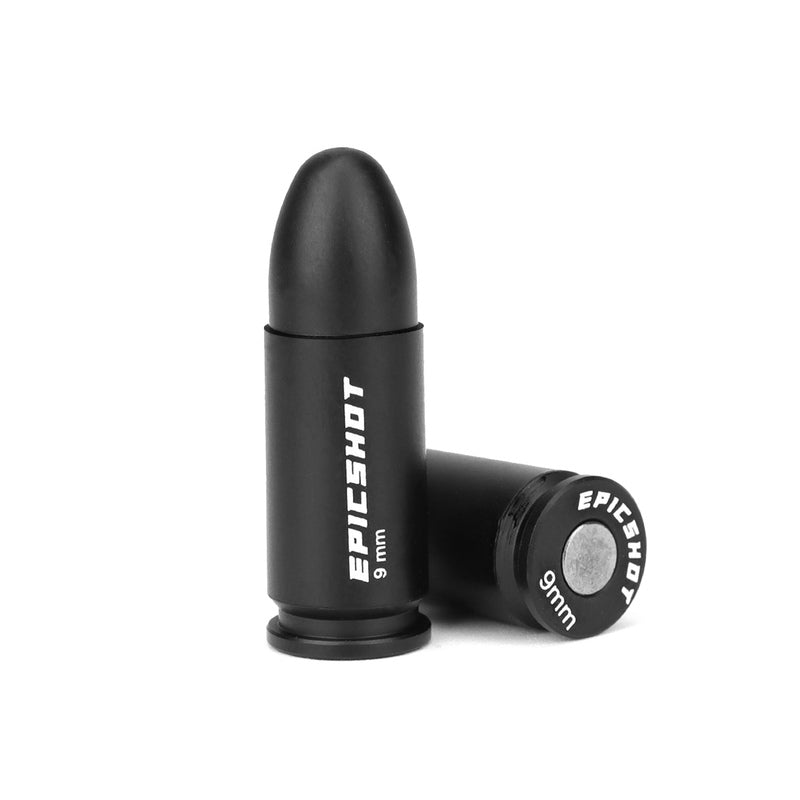 Epicshot Premium Metal Snap Caps - 9mm 6pk Black #Es119103