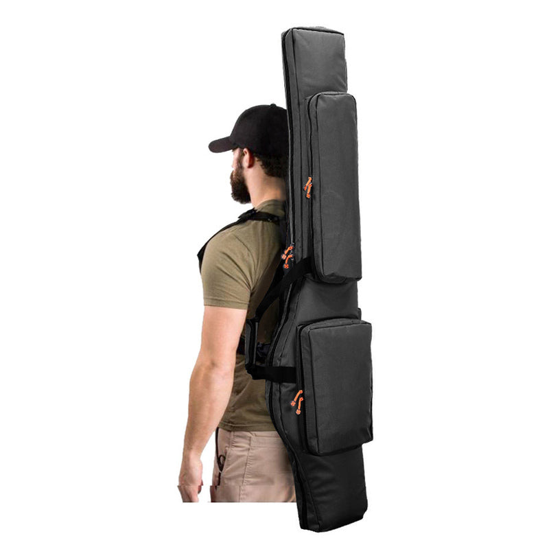 Epic Shot Backpack Style Rifle Gun Bag - 48 Inch Long Black #00044