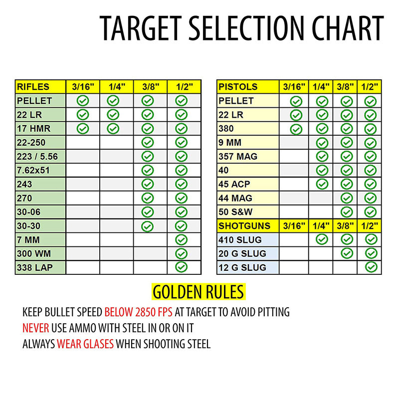 Epicshot High Calibre 8" Target Gong - Nm500 Steel #Es120229