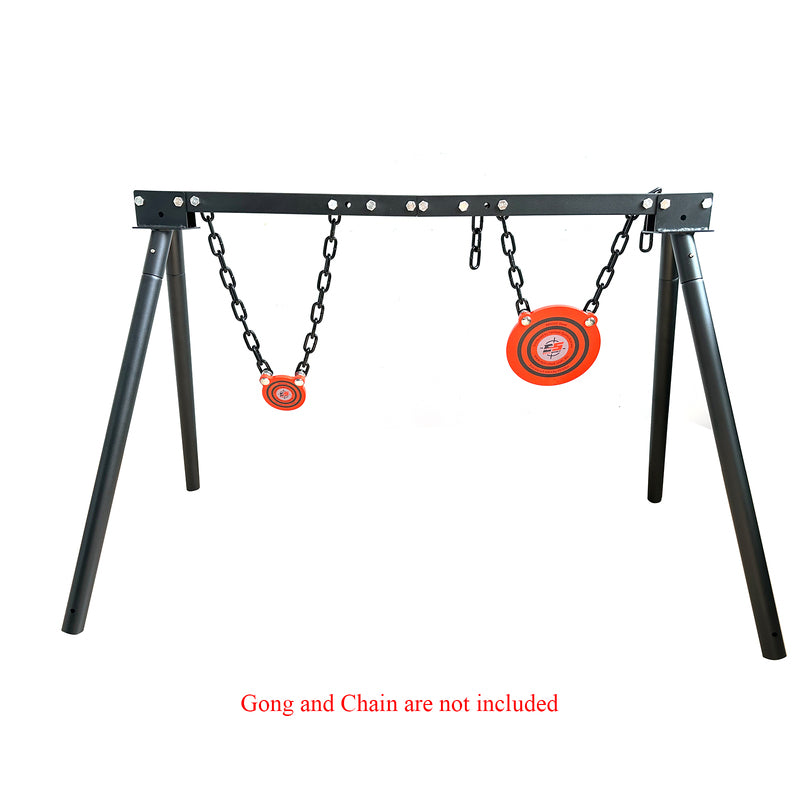 Epicshot Portable Metal Frame For 3 Gong Shooting Target Stands - Black #Es120232