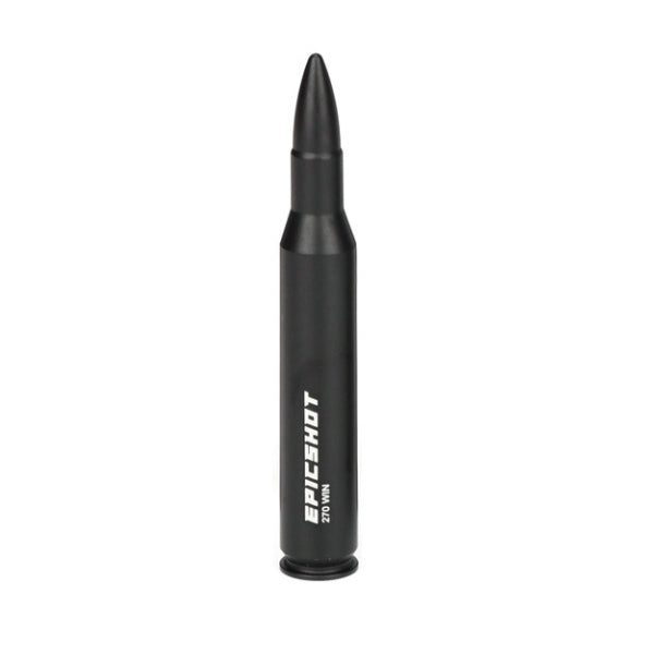 Epicshot Premium Metal Snap Caps - 270 Win Single Black #Es119109