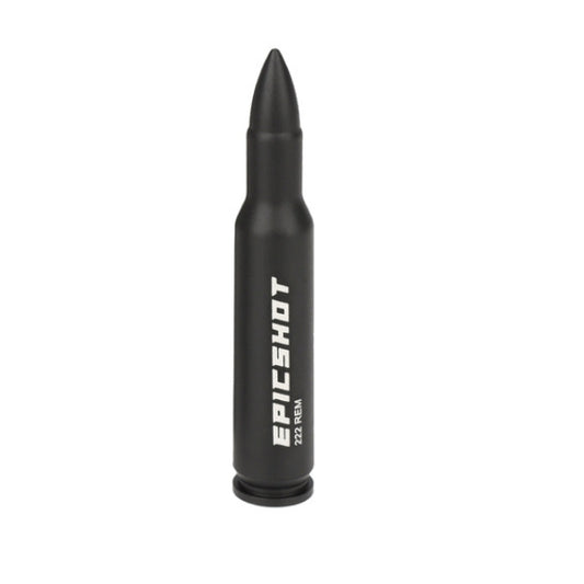 Epicshot Premium Metal Snap Caps - 222 Rem Single Black #Es119104