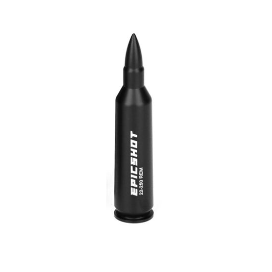 Epicshot Premium Metal Snap Caps - 22-250 Rem Single Black #Es119106