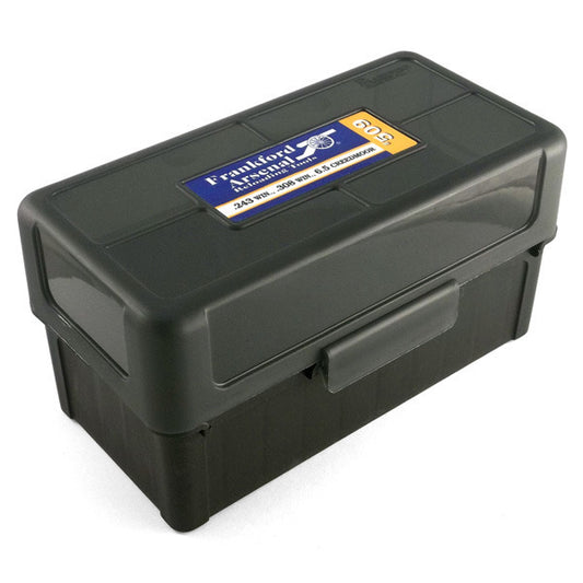 Frankford Arsenal Hinge Lid Ammo Box 243 Win, 308 Win 50Rd