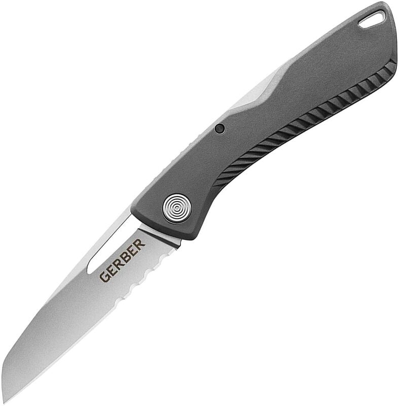 Gerber Sharkbelly Stainless Clip Folding Knife - Serrated Edge #Old0222gr9915