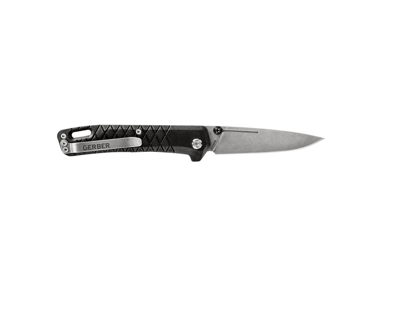 Gerber Zilch 7.2 Inch Lightweight Folding Knife W Clip - Black #Gr4376