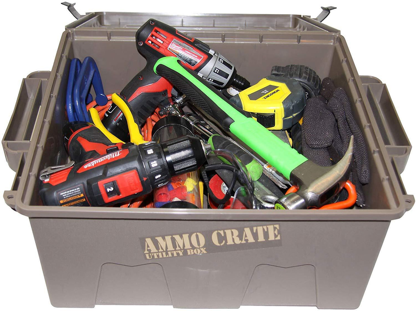 Mtm Ammo Crate 7.25" Deep Utility Box - Dark Earth #acr8P-72