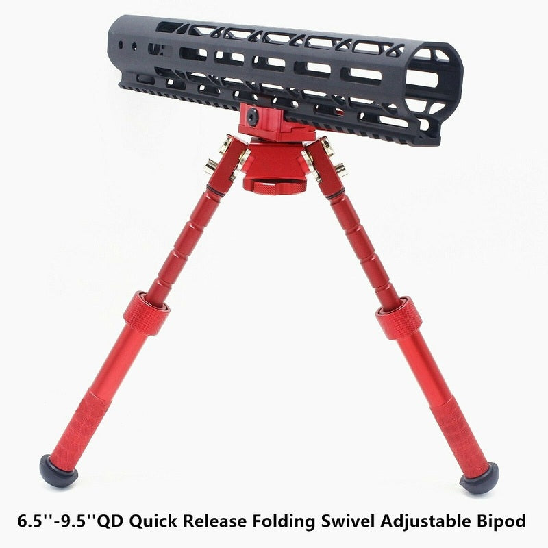 Atacpro 6.5''-9" Bipod V8 Rifle Shooting Folding Swivel Adjustable Rail - Qd Mount #Tm01002