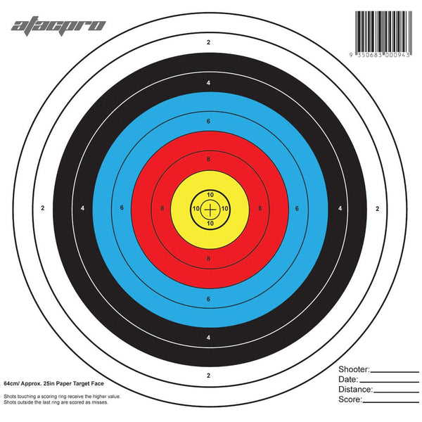 Atac Pro Paper Archery Target 10Pcs