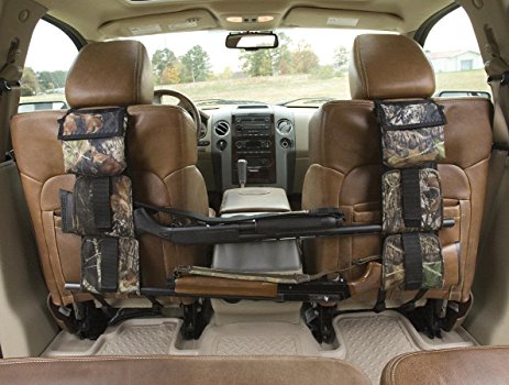 Xhunter Back Seat Gun Sling Holder With Ammo Pocket Dark Olive Green