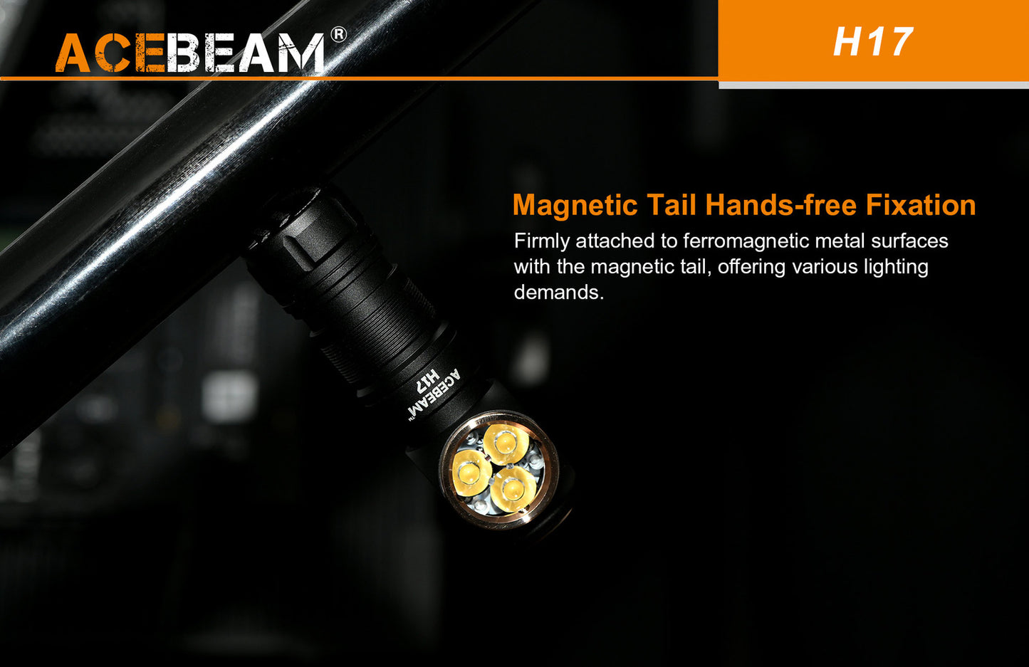 Acebeam Acebeam Multipurpose Lightweight Led Headlamp - 2000 Lumen #h17 Black