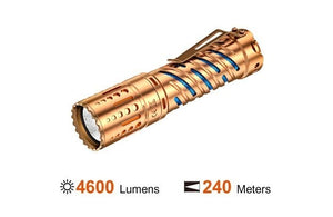 Acebeam Acebeam Compact Copper Edc Torch - 4600 Lumen #e70-Cu Tan
