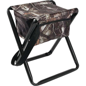 Allen Allen Folding Stool With Carrying Strap & Storage Pouch Camouflage Dark Slate Gray