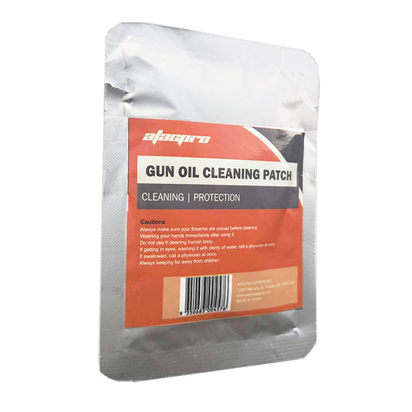 Atacpro Treated Gun Oil Cleaning Patches (Pack Of 25)