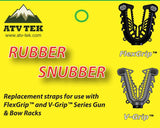 Atv Tek Atv-Tek Snubber Replacements - Suits Flexgrip And V-Grip Racks #snub1 Yellow