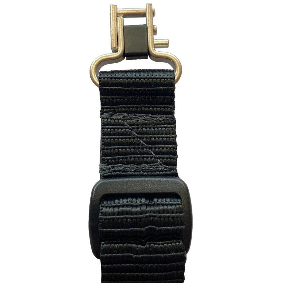 Boonie Packer Boonie Packer Strap Military Style Gun Sling - With Nickel Swivels #gm-Bk-N Black