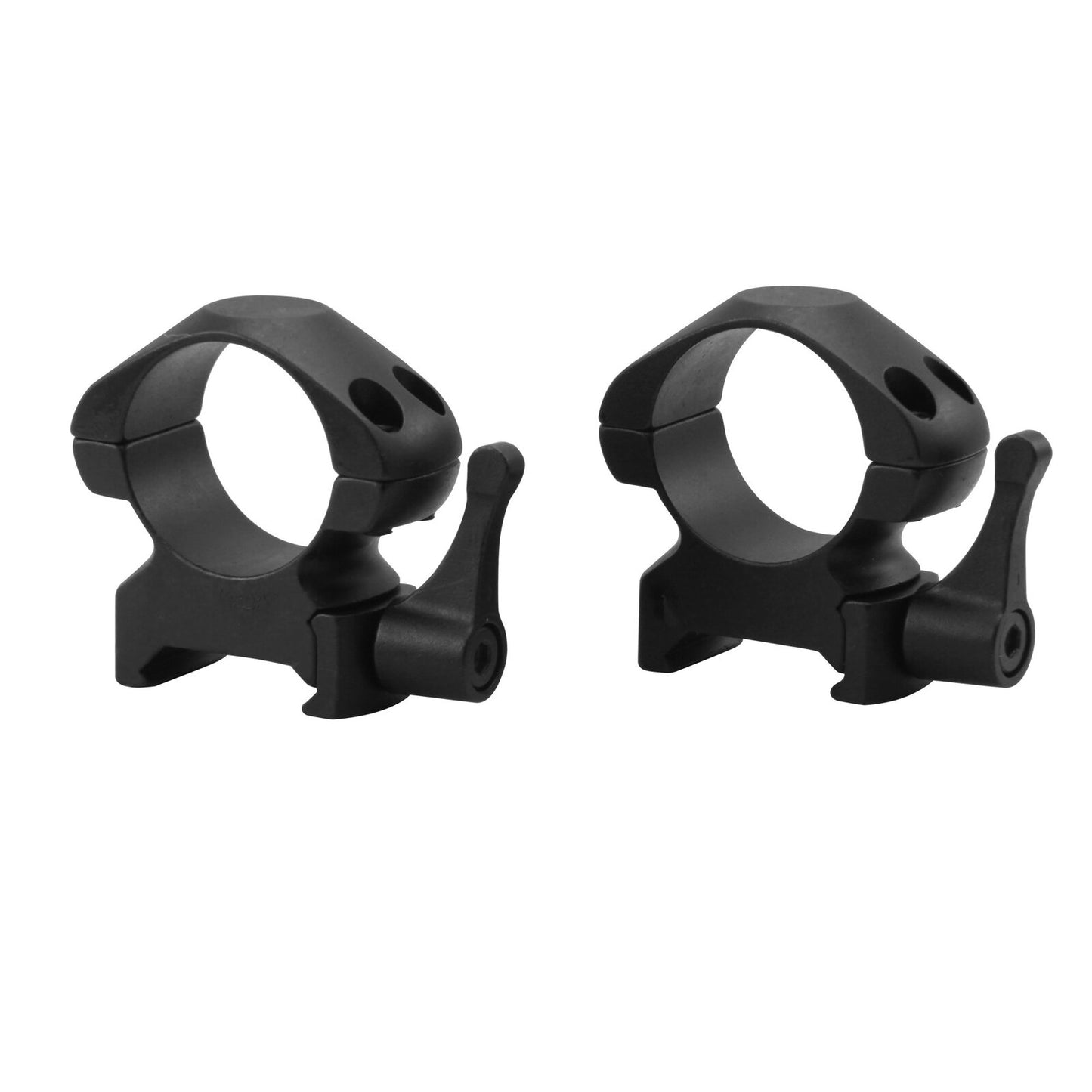 Ccop Ccop Quick-Detachable Heavy Duty Steel Rings - 1-Pair Medium Profile 1" Tube 20Mm Weaver Rail #sr-Q1002Wm Black