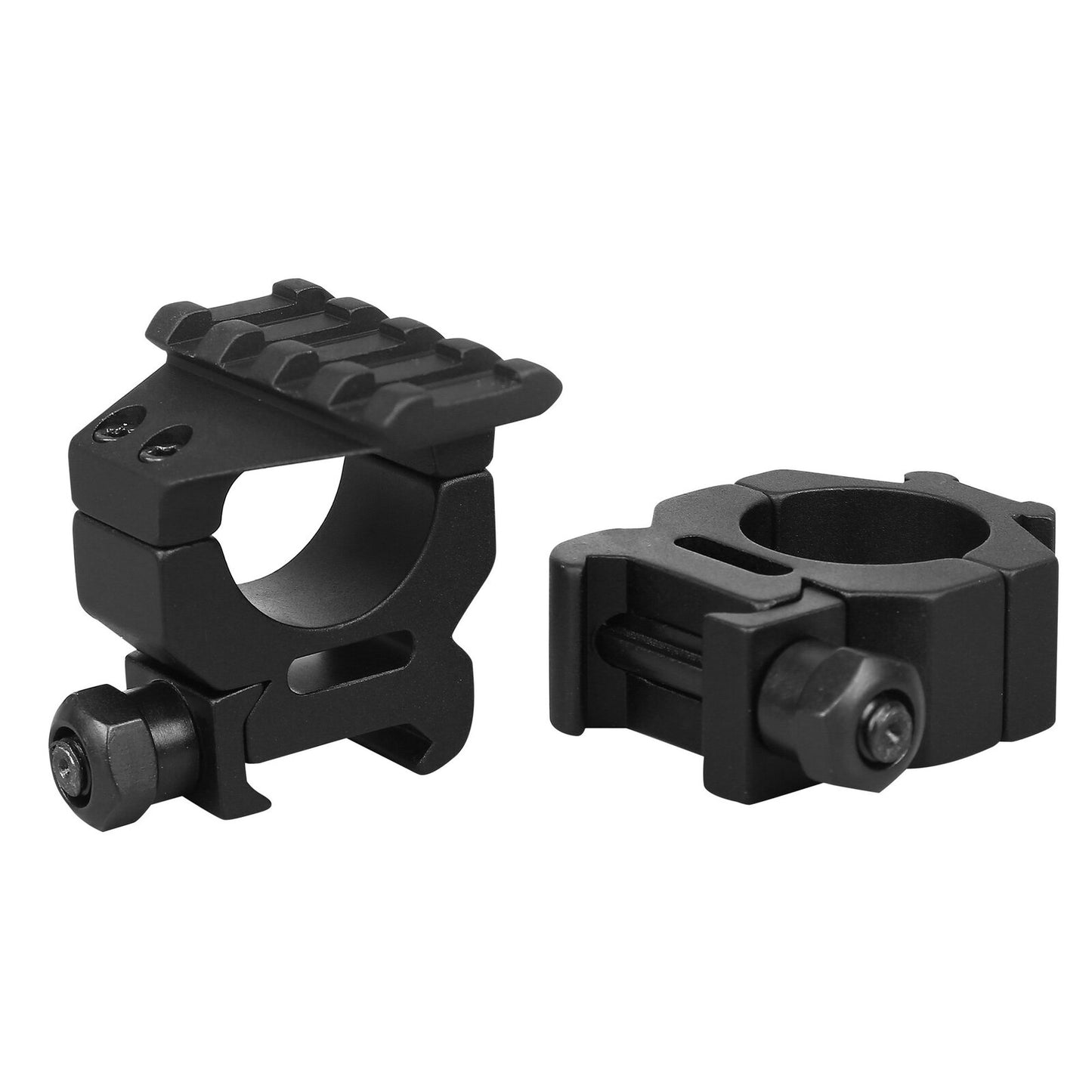 Ccop Ccop Tactical Scope Rings - 1" Tube Weaver Rail W Picatinny Top Rail #ar-R1006Wm Black