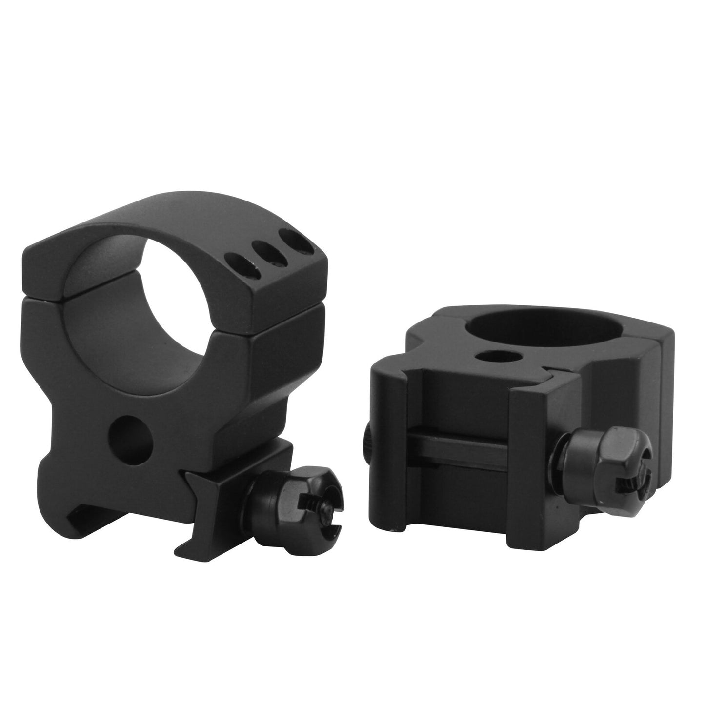 Ccop Ccop Heavy Duty Tactical Scope Rings - 1-Pair High Profile 1" Tube 20Mm Weaver Rail #ar-1003Wh Black