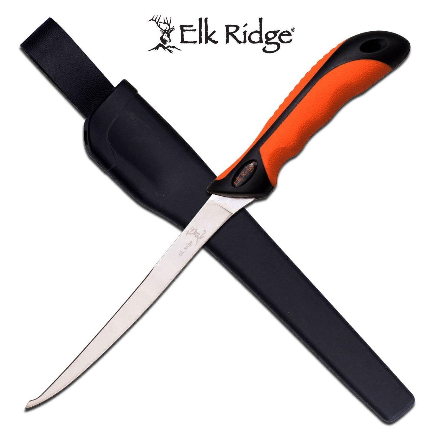 Elk Ridge Fillet Fine Fixed Blade Knife - 12.5 Inches Overall #er-541 - Xhunter New Zealand