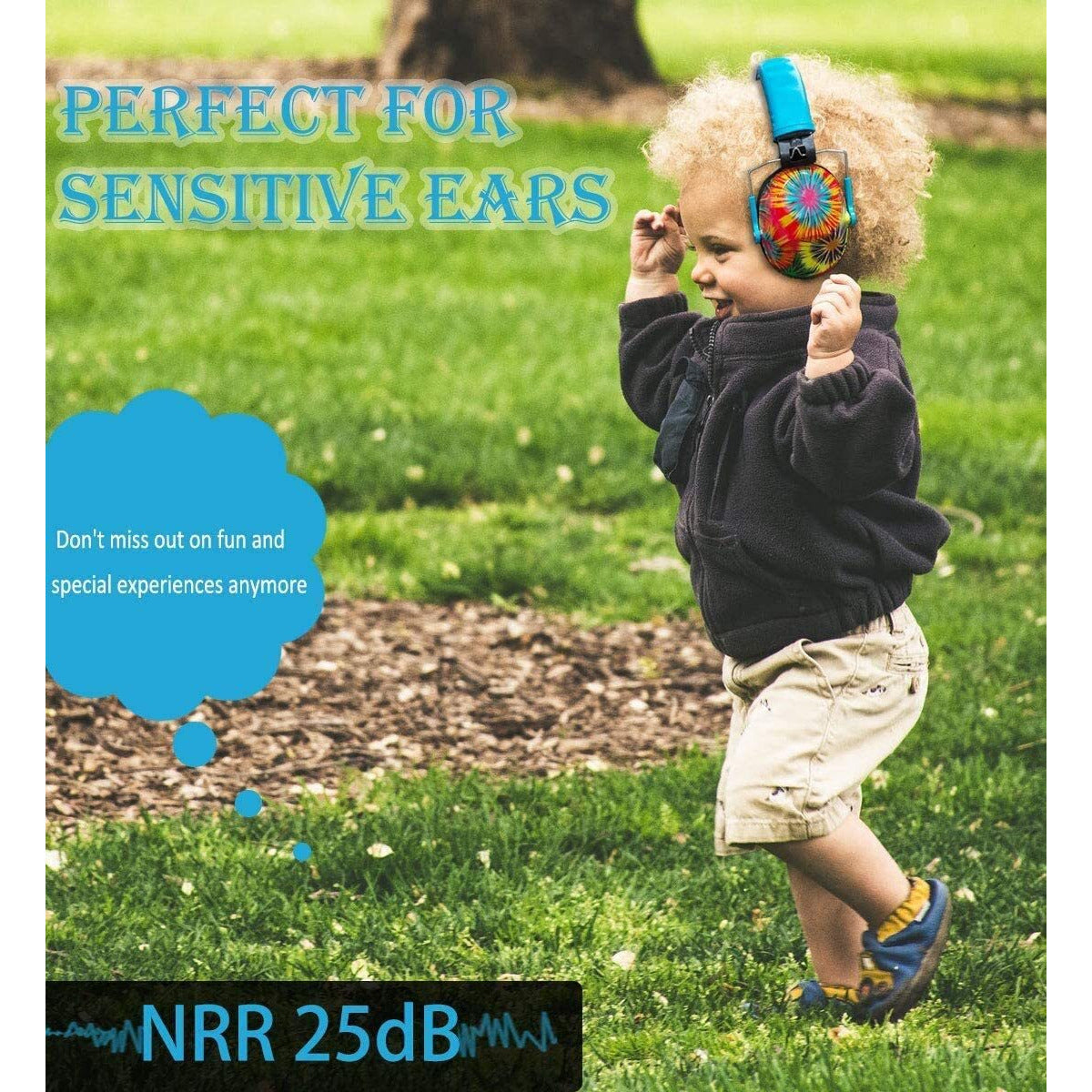 Epicshot Epicshot Kids Ear Protection Safety Adjustable Ear Muffs - Nrr 25Db Firework Color #em032 Dark Olive Green