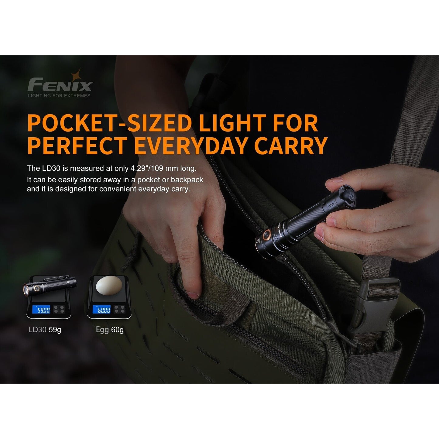 Fenix Fenix Ultra-Compact 1600 Lumens Led Torch Flashlight - Usb Type-C & Batteries Included #ld30 Dim Gray