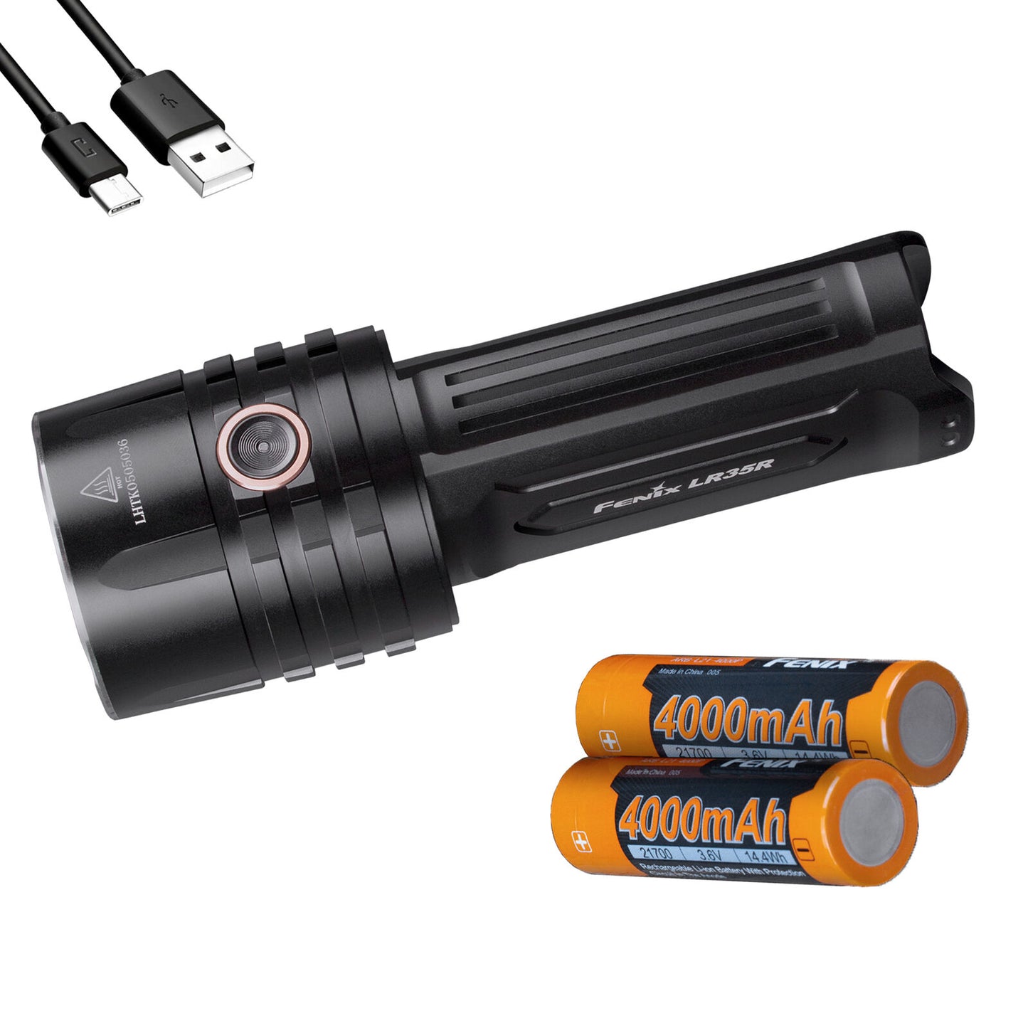 Fenix Fenix 10000 Lumens Led Rechargeable Long Throw Flashlight Torch - Usb Batteries Included #lr35R Dark Slate Gray