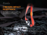 Fenix Fenix Dual Output 1500 Lumen Rechargeable Spot & Flood Led Headlamp - Black 170M Long Throw #hm65R-T Tomato