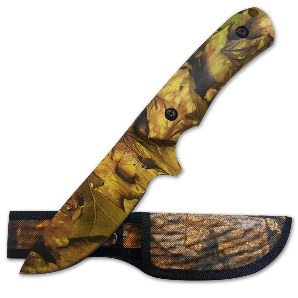 Fury Fury Stealth Camo Fixed Blade Knife Goldenrod